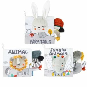 Baby Cloth Book Children Kids Educational Toys Soft Fabric Animals