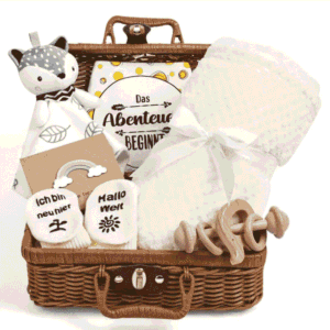 Newborn Shower Plush Fox Gift 7 Pieces/Set