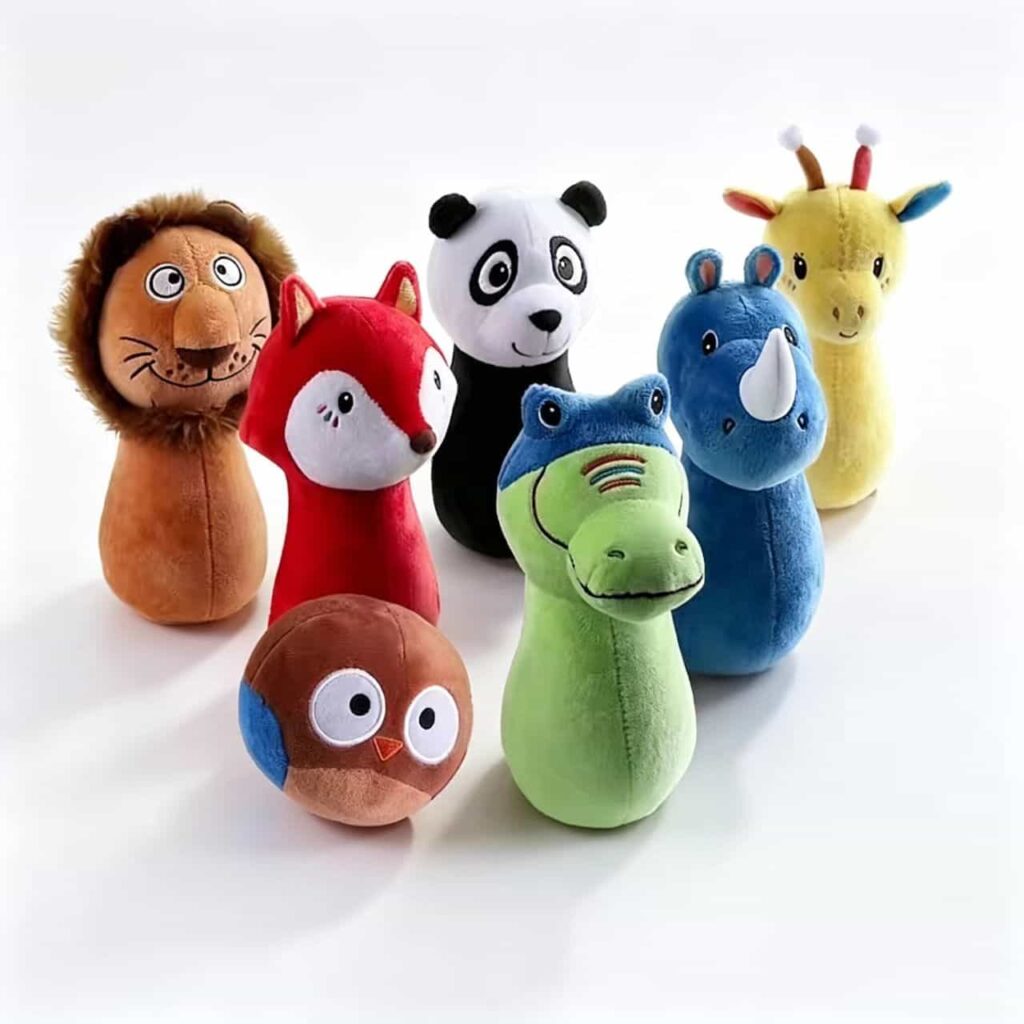 Soft Plush Bowling Set New in Box Preschool Toy