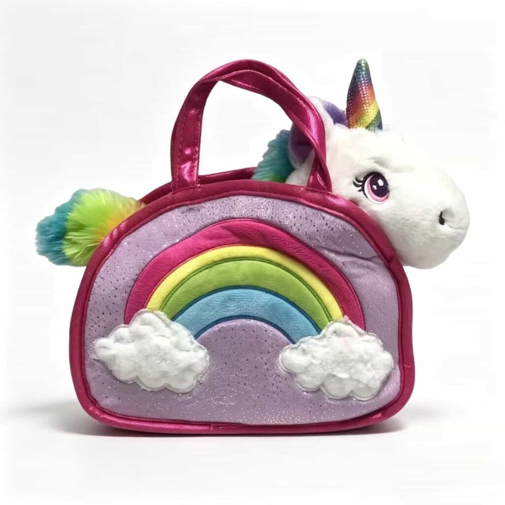 Toy Pet Carriers for Dolls and Plush Animals Includes Colorful Designs